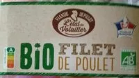 Mängden socker i Filet de poulet