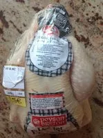 Mängden socker i Poulet fermier blanc de Bretagne
