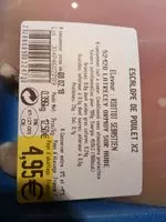 Mängden socker i Poulet du grand est