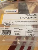 Mängden socker i Taboule a l’orientale