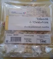 Mängden socker i Taboulé à l'orientale