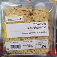 Mängden socker i Taboule à l'orientale