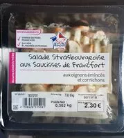 Mängden socker i Salade Strasbourgeoise aux saucisses de Francfort