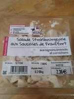 Mängden socker i Salade strasbourgeoise au saucisse de Francfort