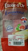 Mängden socker i Emmental français