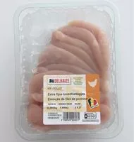 Mängden socker i Emincés de filet de poitrine de poulet