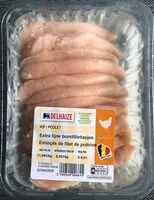 Mängden socker i Émincés de filets de poitrine de poulet