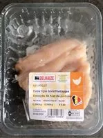 Mängden socker i Eminçés de filet de poitrine de poulet