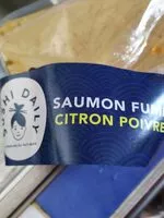 Mängden socker i Pavé saumon fumé citron poivrr