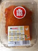 Mängden socker i Escalopes de poulet paprika