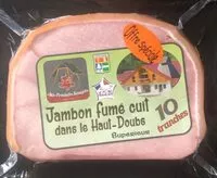 Mängden socker i Jambon fumé cuit