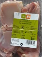 Mängden socker i Filet de cuisse de poulet Bio
