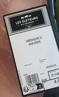 Mängden socker i Jambon blanc x2 sans nitrites
