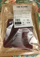 Mängden socker i Viande des grisons