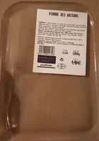 Mängden socker i Viande des grisons