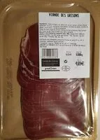 Mängden socker i Viande des Grisons