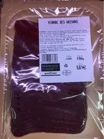 Mängden socker i Viande Des Grisons