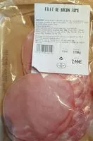 Mängden socker i Filet de Bacon Fumé Super U