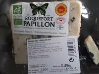 Mängden socker i Roquefort PAPILLON BIO