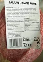 Mängden socker i Salami danois fumé