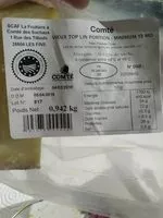 Mängden socker i Comté