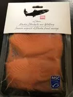 Mängden socker i Saumon argenté d'Alaska fumé sauvage