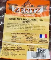 Mängden socker i Boudin noir aux pommes