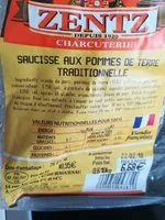 Mängden socker i Saucisse aux pommes de terre