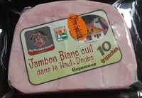 Mängden socker i Jambon blanc supérieur cuit