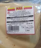 Mängden socker i Queso Gouda tierno