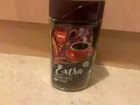 Mängden socker i löslicher Kaffee stark