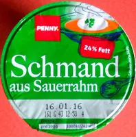 Mängden socker i Schmand aus Sauerrahm