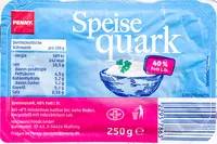 Mängden socker i Speisequark 40% Fett i. Tr.