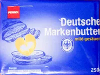 Mängden socker i Deutsche Markenbutter mild gesäuert