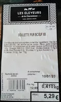 Mängden socker i boulette pur boeuf