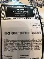 Mängden socker i Emince de poulet gout miel et agrumes