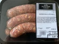 Mängden socker i Saucisses de veau a la paysanne