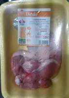 Mängden socker i 1 Cuisse de dinde