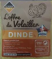 Mängden socker i Escalopes de dinde