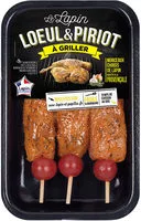 Mängden socker i 3 Brochettes de filets de lapin à la provençale