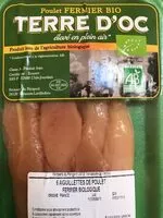 Mängden socker i Aiguillettes poulets