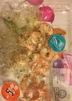 Mängden socker i Queues de crevette décortiqués cuites ASC aux herbes