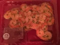 Mängden socker i Queues de crevettes cuites