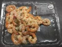 Mängden socker i Queue de crevettes décortiquées cuites aux herbes