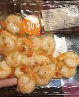 Mängden socker i Queues de crevettes décortiquées citron romarin