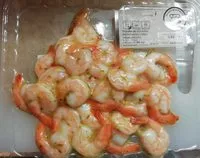 Mängden socker i Queues de crevettes décortiquées