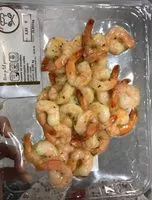 Mängden socker i Queues de crevettes decortiquées cuites citron romarin