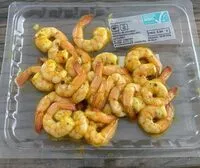 Mängden socker i Queues de crevettes décortiquées cuites ASC au curry