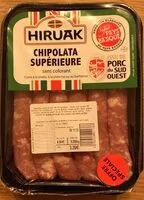 Mängden socker i Chipolata superieure