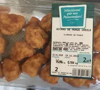 Mängden socker i Accras de morue